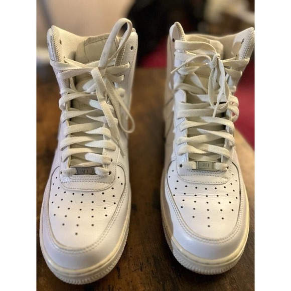 Nike Air Force 1 High White 315121-115/Size 7 - Picture 6 of 8